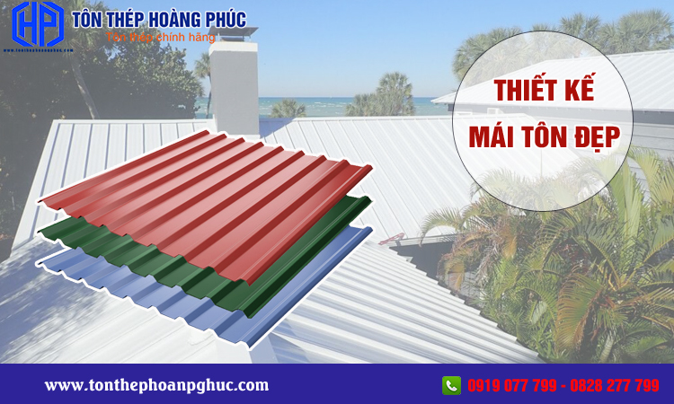 Thiết kế mái tôn đẹp